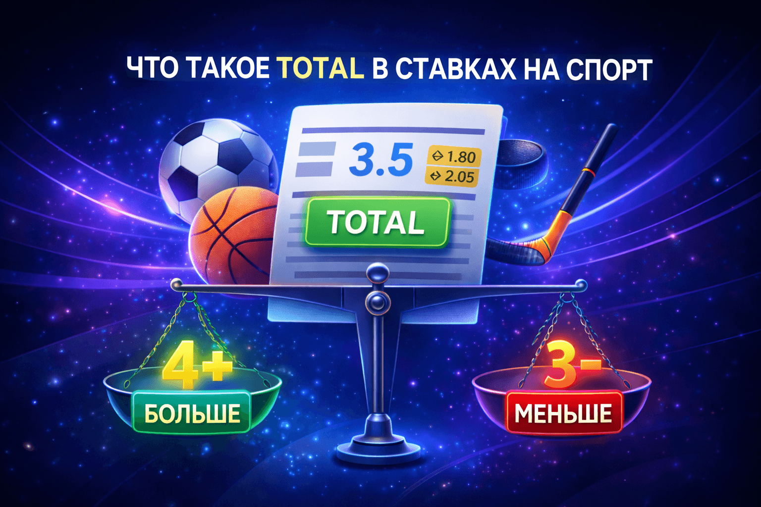 Что такое тотал в ставках на спорт