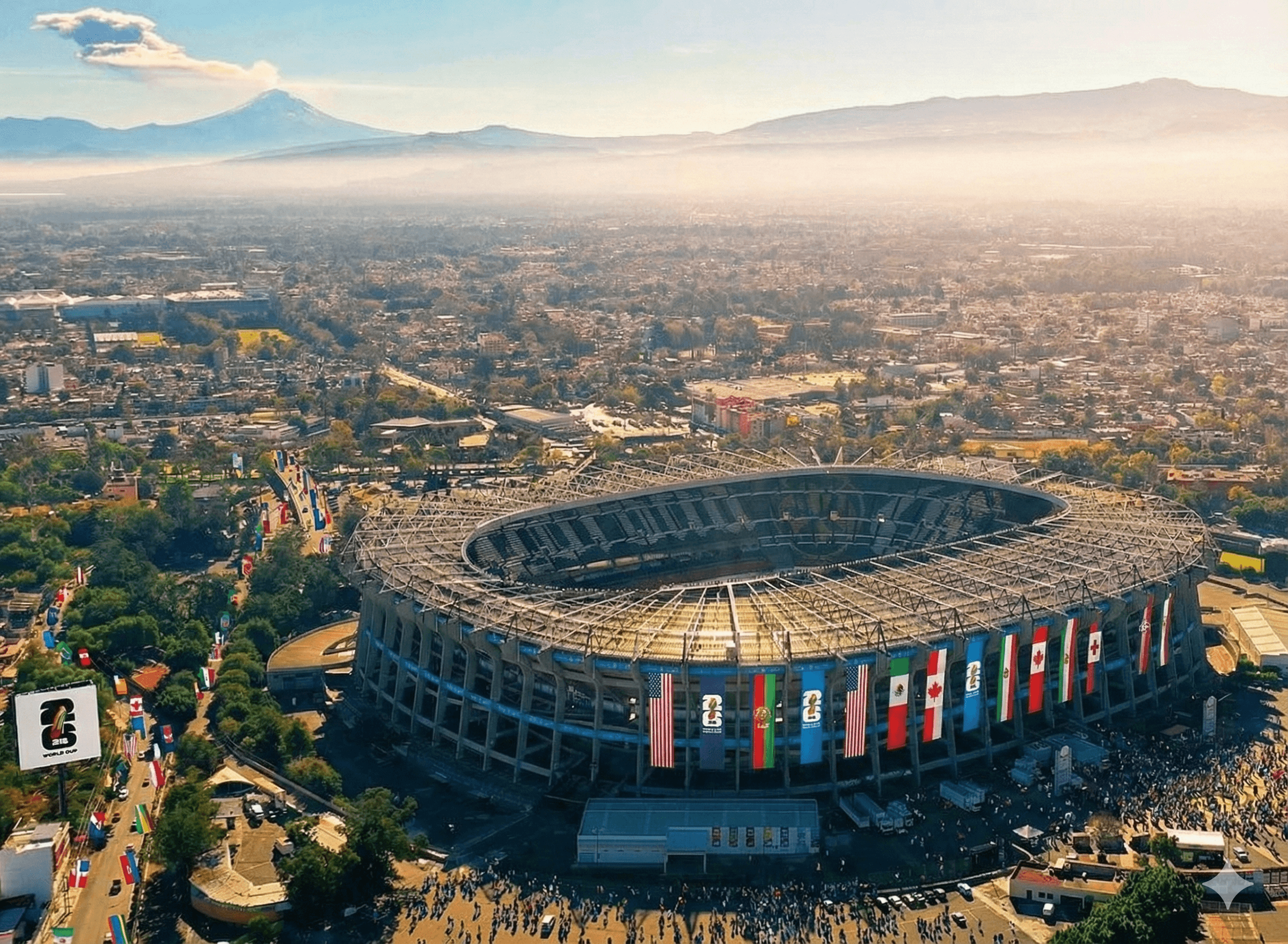 Стадион Ацтека в Мехико готов принять матч открытия ЧМ-2026