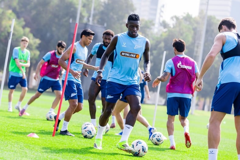 Игроки “Зенита” на предсезонных сборах зимой 2026 года.