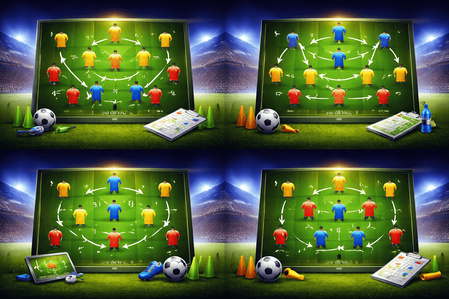 Схемы игры в футболе
