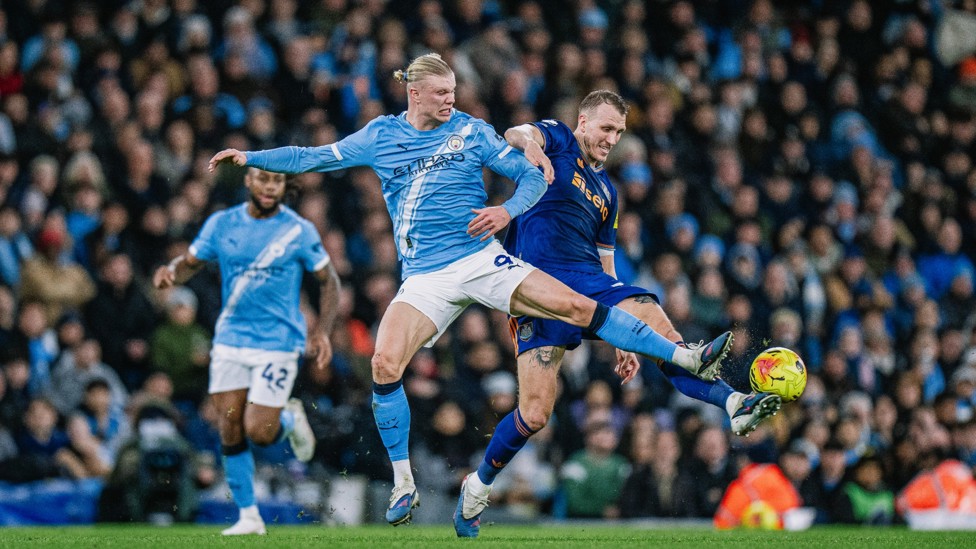 Эрлинг Холанд — главная ударная сила Манчестер Сити в этом сезоне. Источник: mancity.com