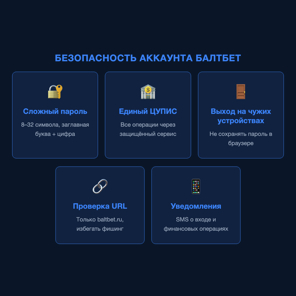 Безопасность аккаунта
