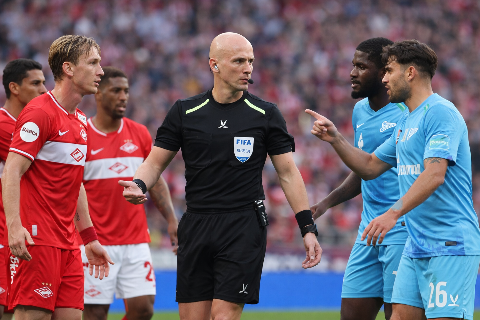 «Спартак» намерен обратиться в ЭСК РФС по судейству матча с «Зенитом»