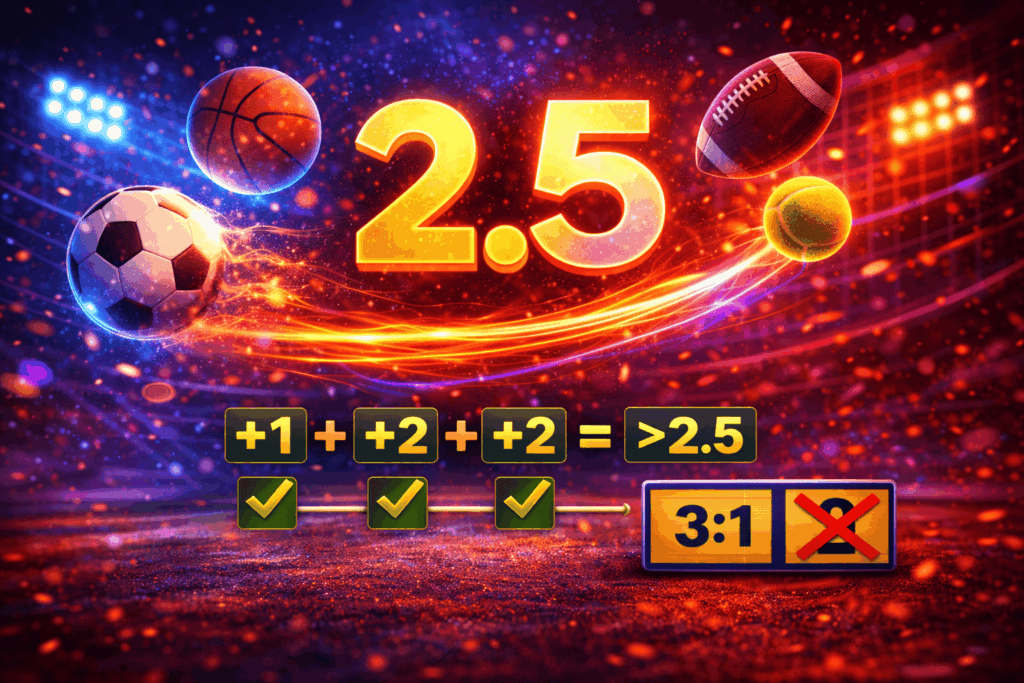 Тотал больше 2.5 - что значит и как рассчитывается ТБ 2.5