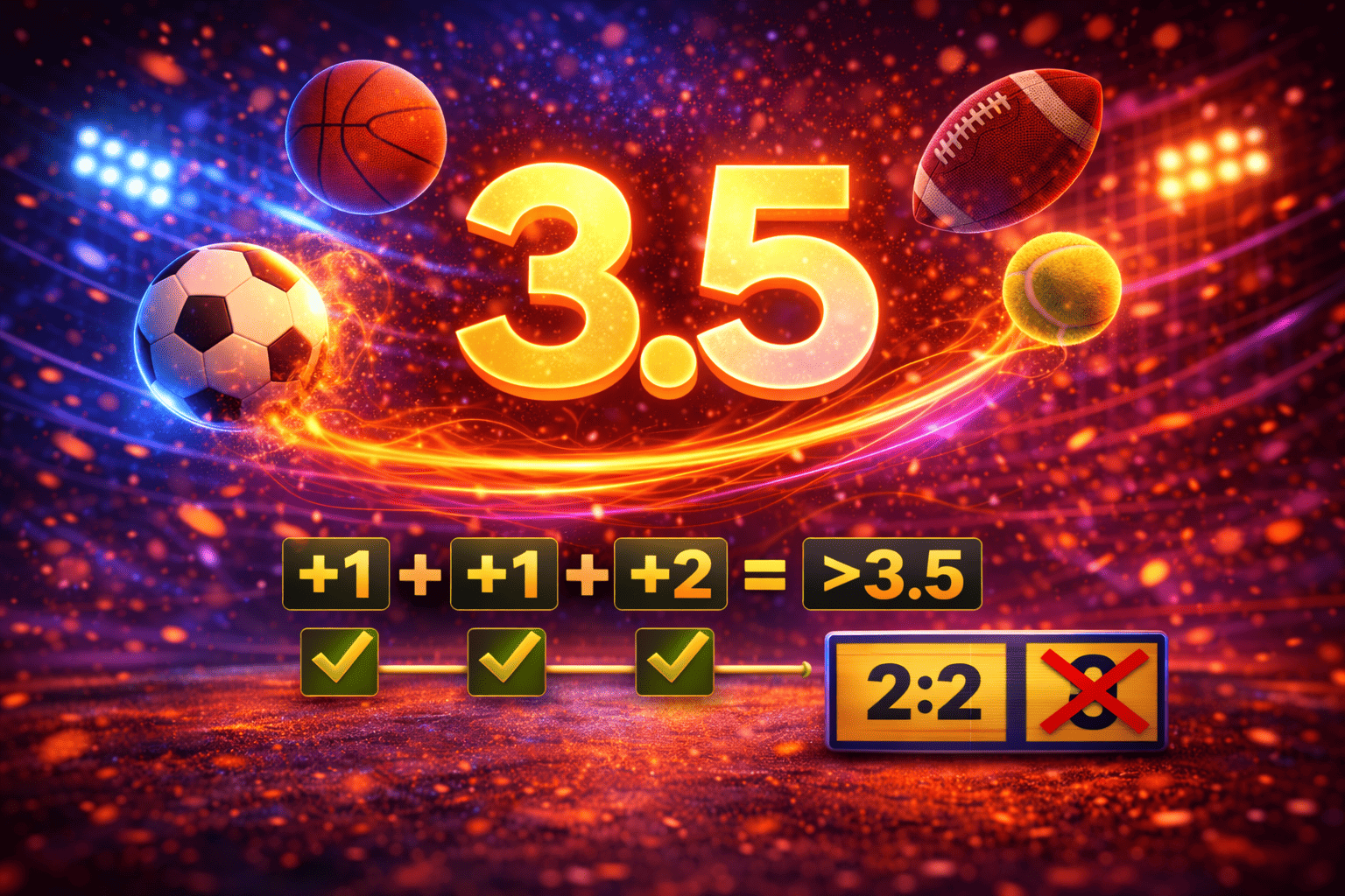 Тотал больше 3.5 - что значит и как рассчитывается ТБ 3.5