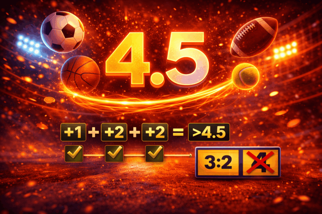 Тотал больше 4.5 - что значит и как рассчитывается ТБ 4.5