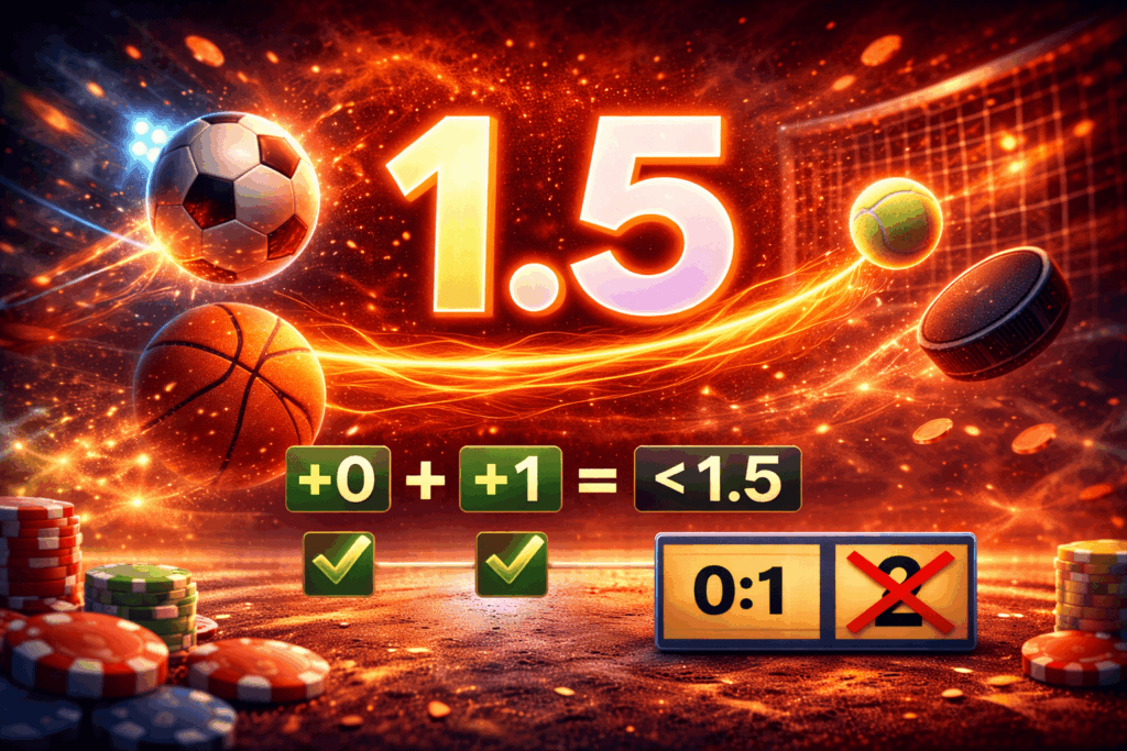 Тотал меньше 1.5 - что значит и как рассчитывается ТМ 1.5