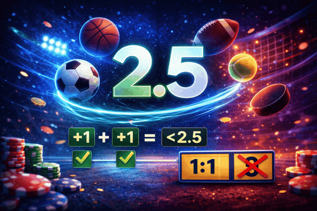 Тотал меньше 2.5 - что значит и как рассчитывается ТМ 2.5