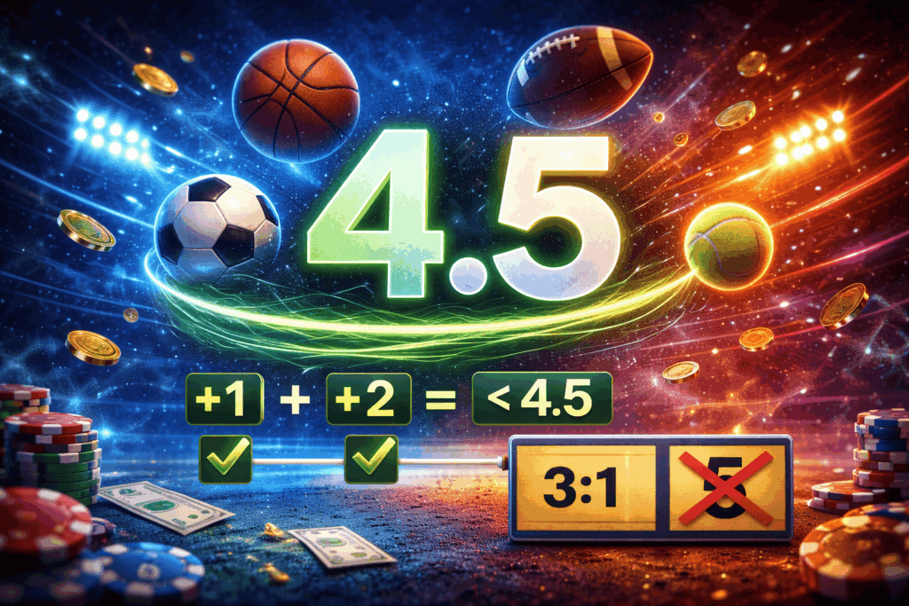 Тотал меньше 4.5: что значит ТМ 4.5 и как рассчитывается в разных видах спорта