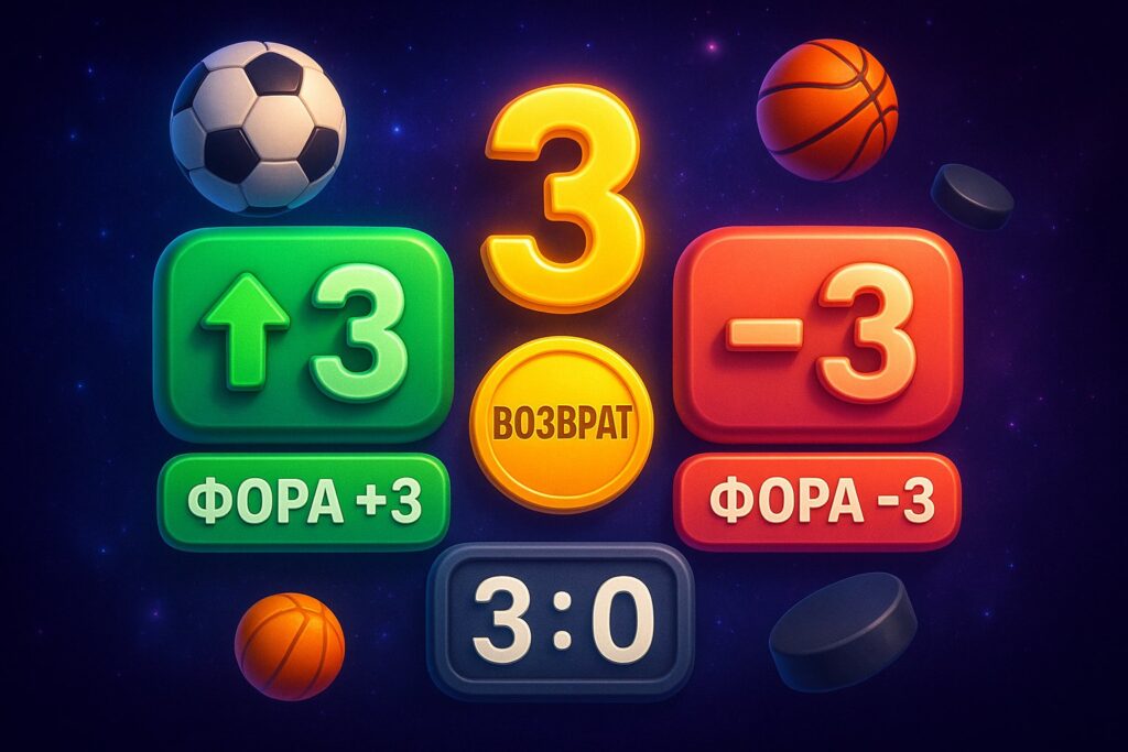 Фора (3) – что означает Ф (-3) и Ф (+3) и подробные примеры расчета