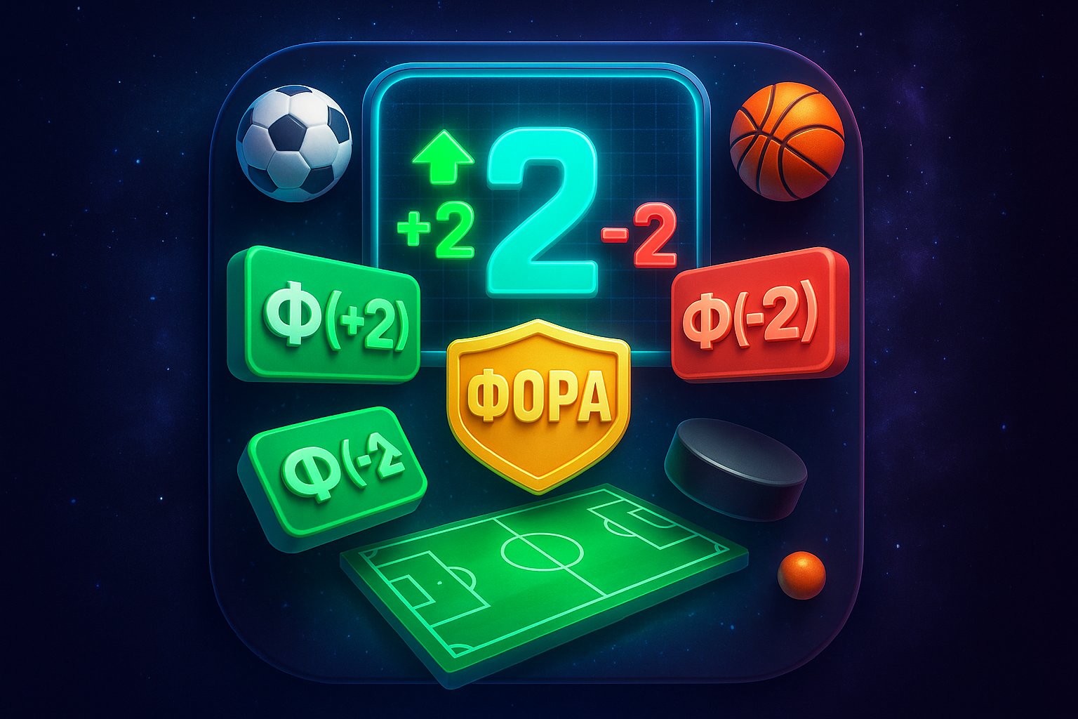 Фора (2) – что означает Ф(-2) и Ф(+2) и подробные примеры расчета