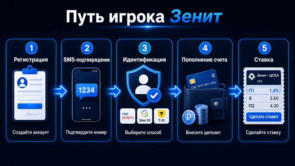 Зенит - путь игрока